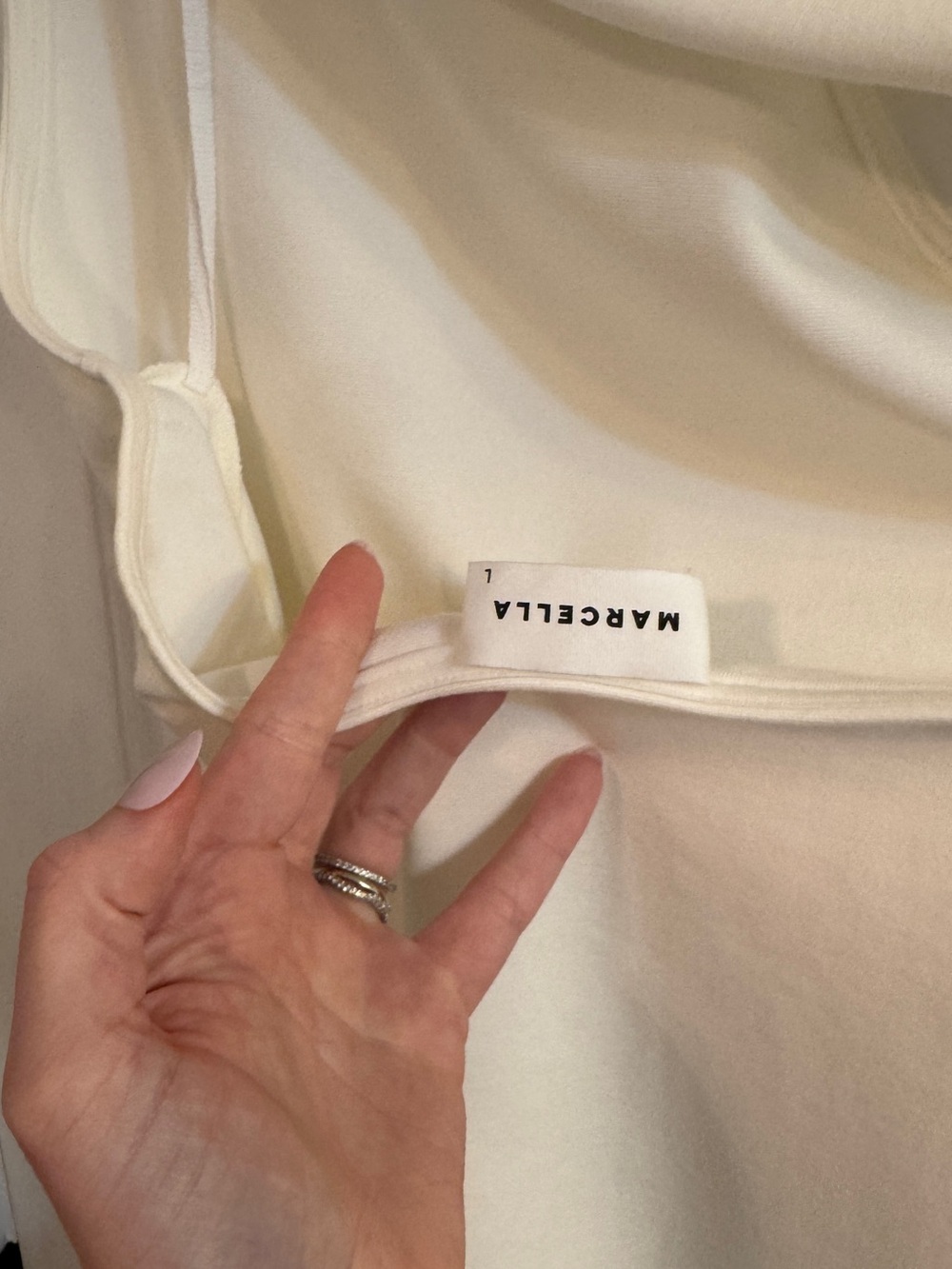 Marcella NYC Manhattan Sleeveless Top Off White - Picture 5 of 14